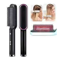 Professional Hair Comb Brush Beard Straightener Hair Straightener With Anti-Scald Feature Beard Straightener Comb