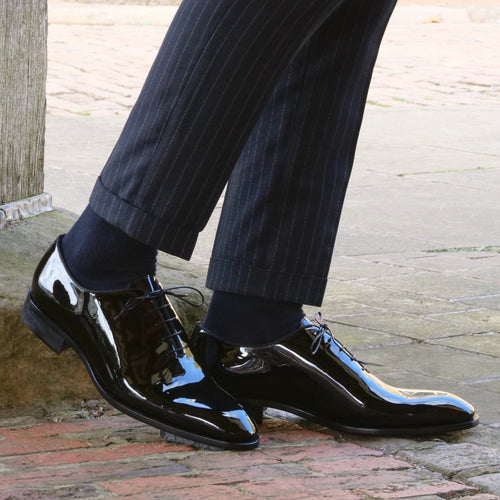 Mayfair Wholecut Patent Leather Black