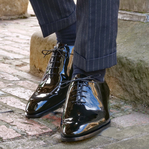 Mayfair Wholecut Patent Leather Black